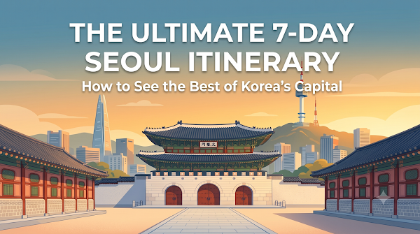 Seoul travel guide artwork